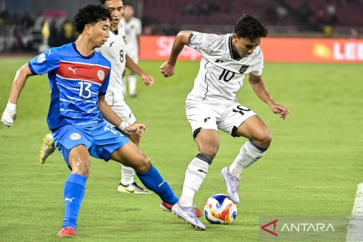 Gol Bunuh Diri Membawa Timnas Indonesia U23 Unggul 1-0 di Babak Pertama