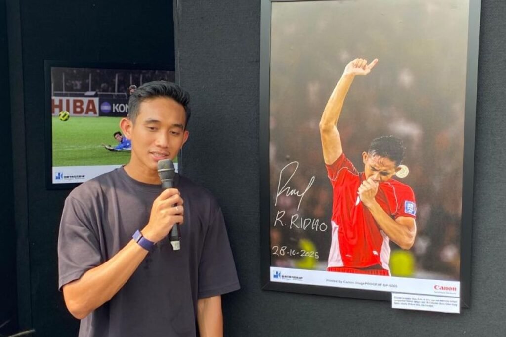 Kenangan Emosional Ridho di Pameran Foto: Selebrasi vs Bahrain